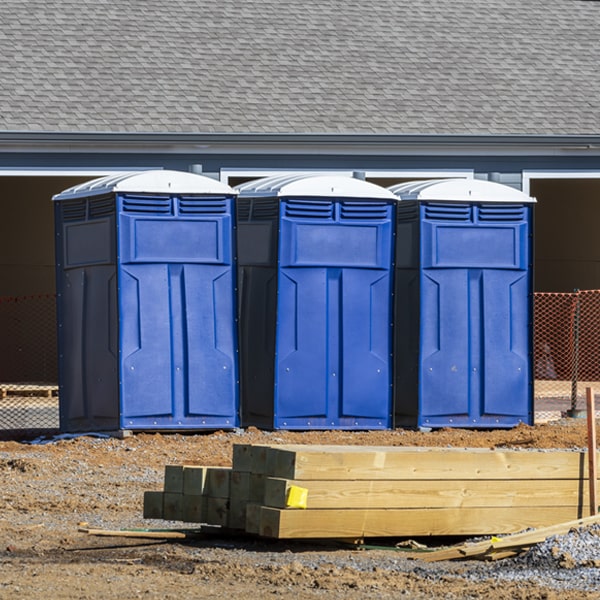 how often are the porta potties cleaned and serviced during a rental period in Bell Oklahoma